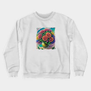 Dahlia Positive Art Deco Minimalist Vintage Crewneck Sweatshirt